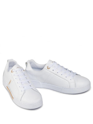 Branded Outsole Strappy Sneaker White / 41