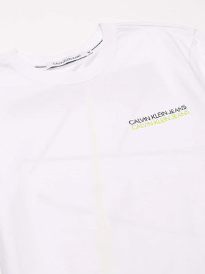 Skater Photo Neon Tee Bright White / L