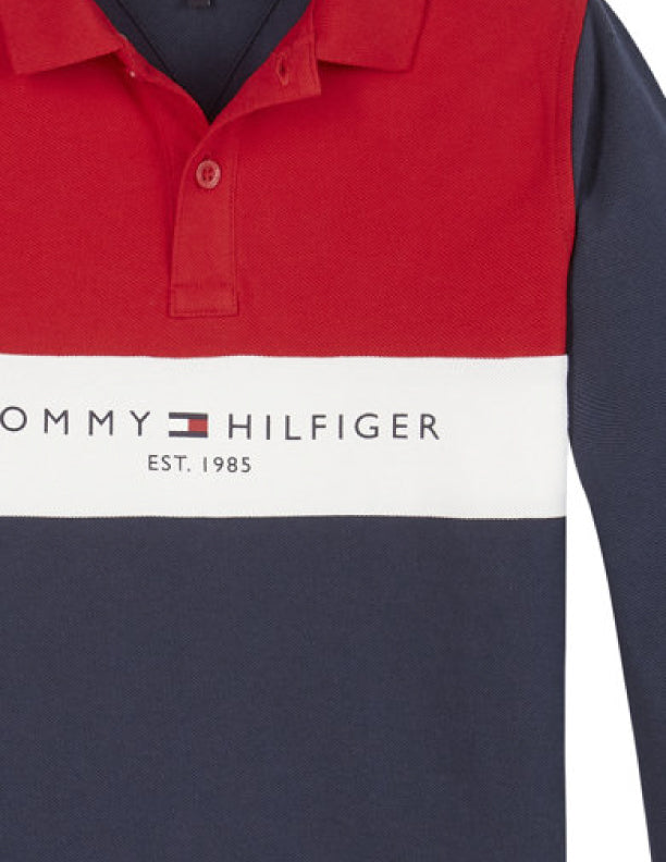 Bold Colorblock Polo L/S Twilight Navy / 10