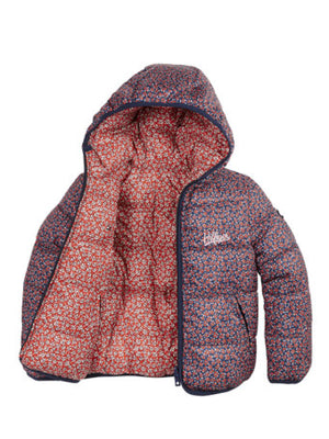 Lg Reversible Flower Jacket Twilight Navy / Floral / 4