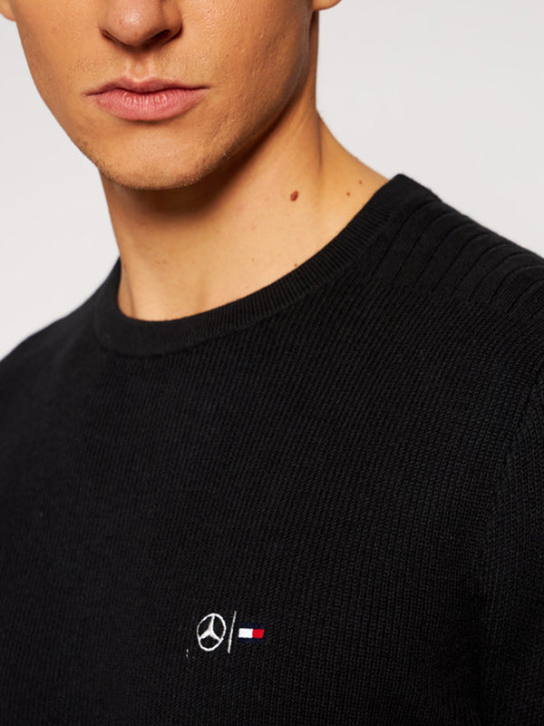 2 Mb Driving Crew Neck Black / L