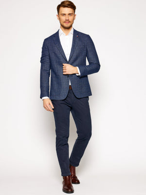 Fks Slim Fit Blazer Navy/Pearly Blue / 50