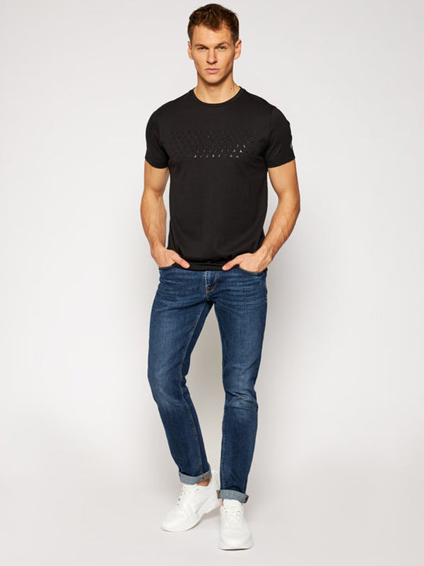 2 Mb Tristar Print Tee Black / L