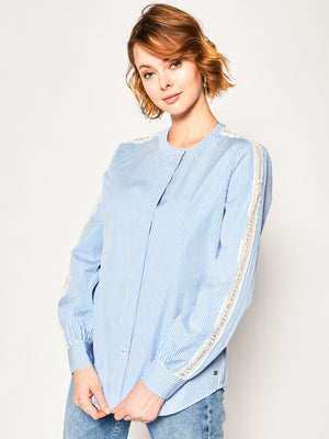 Mayla Shirt Ls W3 YD WE STP / COPENHAGEN BLUE / 42