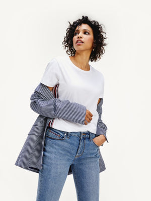 Thea C-Nk Tee Ss WHITE / L