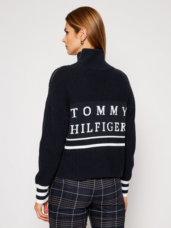 Varsity High-Nk Sweater Ls Desert Sky / L
