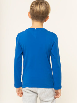 Th Flock L/S Tee Olympian Blue / 10