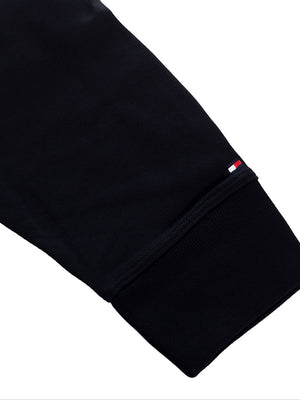 Hilfiger Logo Hoody JET BLACK / L