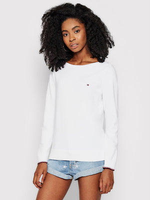 Boat Neck Sweater SNOW WHITE / L