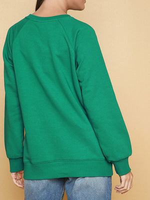 Lola C-Nk Sweatshirt Ls Ultramarine Green / L