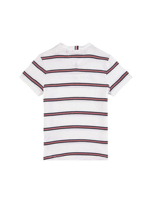Essential Stripe Tee White / 10