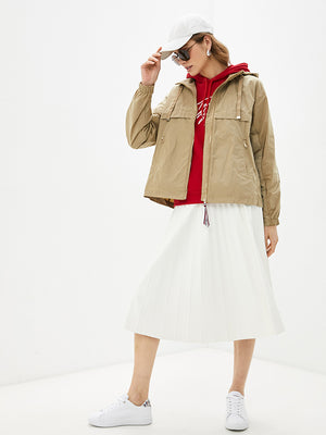 Th Ess Poly Windbrea Camel / 42