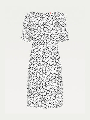 Viscose Shift Knee D Club House Floral / White / 42