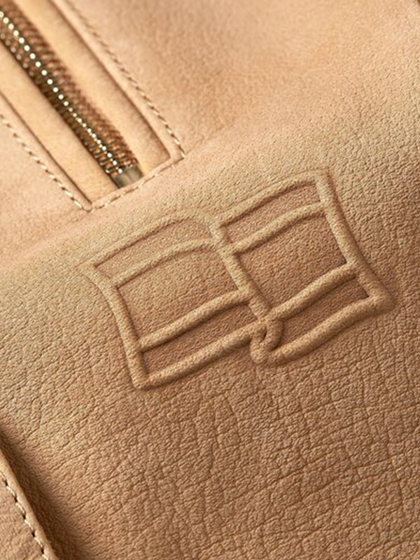 Icon Suede Biker Jac Countryside Khaki / 42