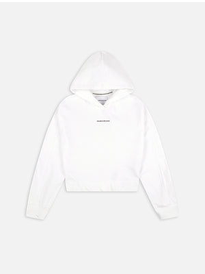 Micro Branding Hoodi Bright White / L