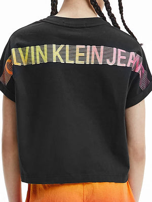 Degrade Back Logo Te Ck Black / L