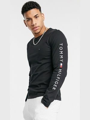 Tommy Logo Long Slee Black / L