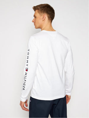 Tommy Logo Long Slee White / L