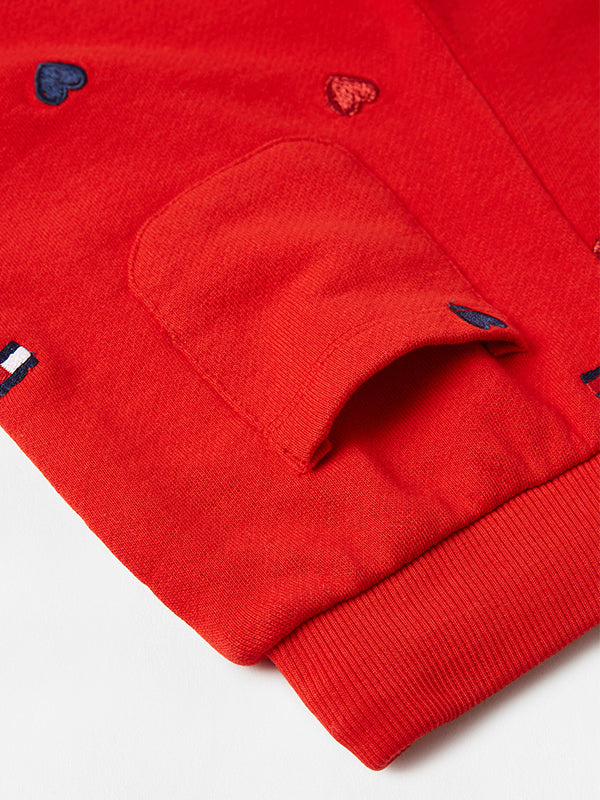 Allover Embroidered Deep Crimson / 12