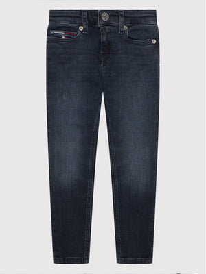 Simon Skinny Blue Bl Blueblkwshddwn / 10