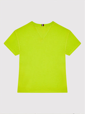 Mountain Flag Tee S/ Neo Lime / 10