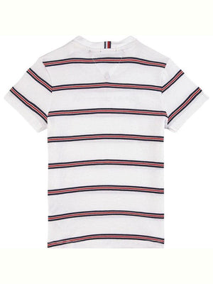 Essential Stripe Tee White / 10