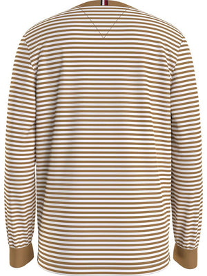 U Badge Stripe Tee L Vintage Brass / White Stripe / 10