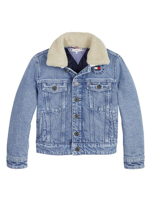 U Sherpa Denim Jacke Recycled / 10