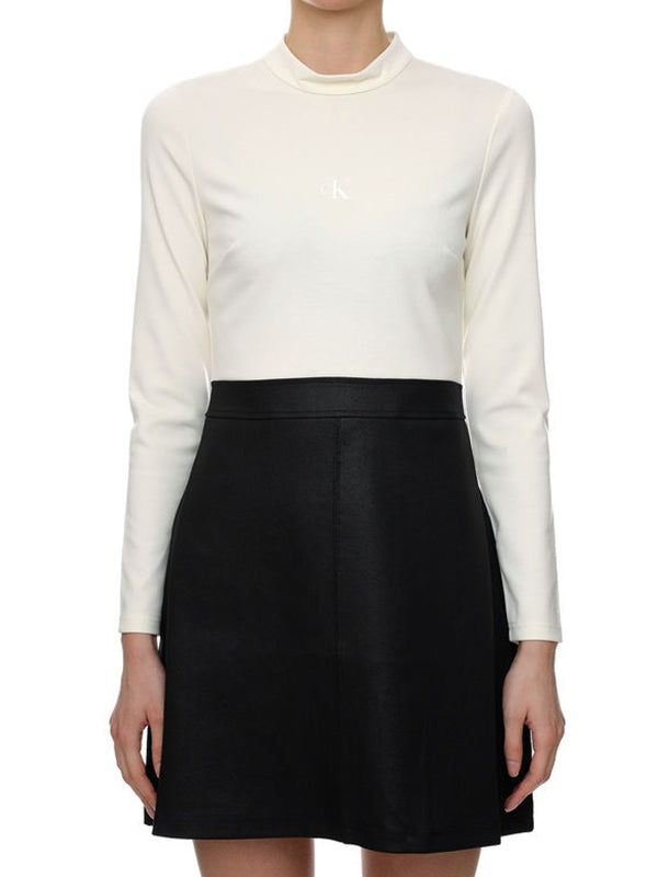 Coated Skirt Milano Tofu/Ck Black / L