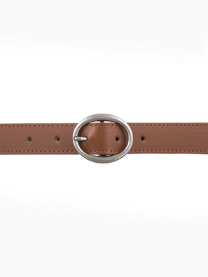 Classic Round Buckle Cognac / 95