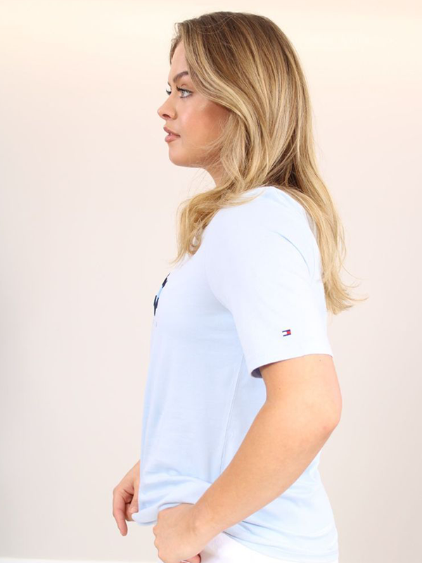Reg Flock Flag Open Breezy Blue / L