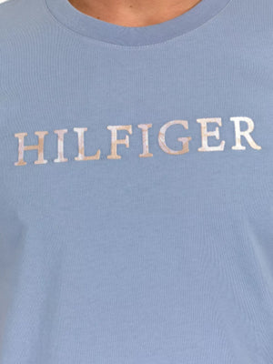 Floral Embroidery  T Daybreak Blue / L