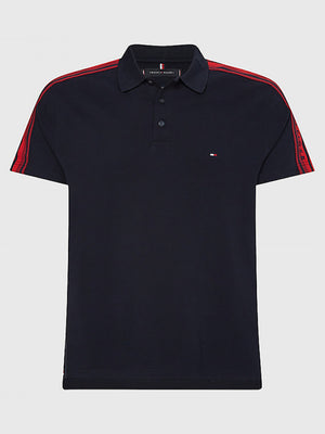 FLAG OUTLINE TAPE SLIM POLO Desert Sky / L