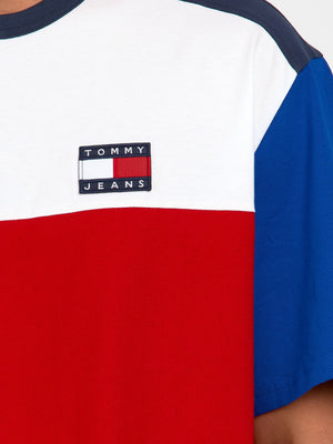 Tjm Colorblock Badge Tee Twilight Navy / Multi / L