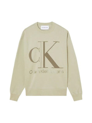High Shine Ck Instit Crew Neck Wheat Fields / L