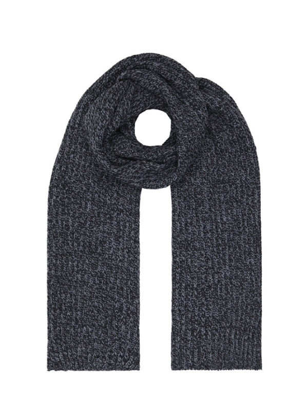 Oversize Label Scarf Black / OS