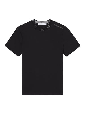 Logo Jacquard Tee Ck Black / L
