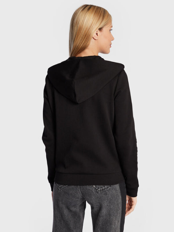 Micro Logo Ess Zip Hoodie Ck Black / L
