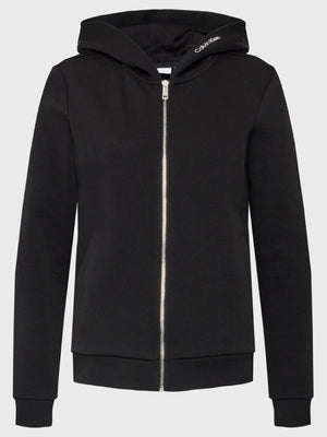 Micro Logo Ess Zip Hoodie Ck Black / L