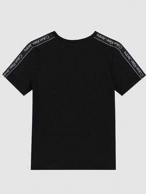 Logo Tape T-Shirt Ck Black / 10